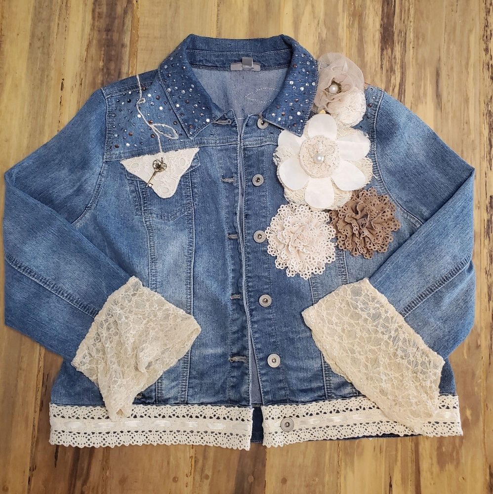 Redesigned Womens Sz.XL Denim  Jacket